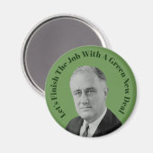 Voltooi de Groene Nieuwe Overeenkomst van de Baan Magneet (Voorkant / Achterkant)