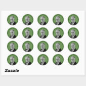 Voltooi de Groene Nieuwe Overeenkomst van de Baan Ronde Sticker (Vel)