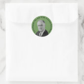 Voltooi de Groene Nieuwe Overeenkomst van de Baan Ronde Sticker (Tas)