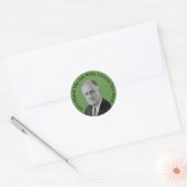 Voltooi de Groene Nieuwe Overeenkomst van de Baan Ronde Sticker (Envelop)