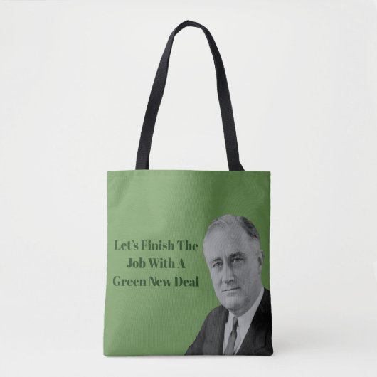 Voltooi de Groene Nieuwe Overeenkomst van de Baan Tote Bag (Voorkant)