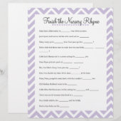 Voltooi de lavender van het kinderspel "crème"-bab (Voorkant / Achterkant)