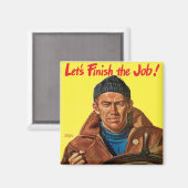 Voltooi de taak! magneet (Voorkant / Achterkant)