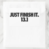 Voltooi het gewoon. 13.1 sticker (Tas)