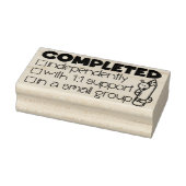 Voltooid docent stempel (Stempel)