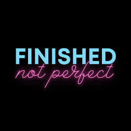 Voltooid, niet perfecte Sticker