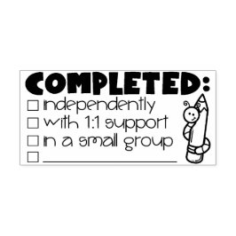 Voltooid stempel - Teacher Stamp