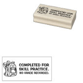 Voltooid voor Skill Practice Geen cijfer opgenomen Rubberstempel (Gestempeld)