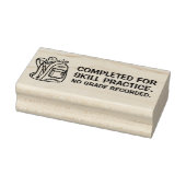 Voltooid voor Skill Practice Geen cijfer opgenomen Rubberstempel (Stempel)