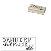 Voltooid voor Skill Practice Teacher Stamp Rubberstempel (Gestempeld)