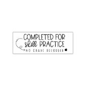 Voltooid voor vaardigheidspraktijk leraar stempel (Design)