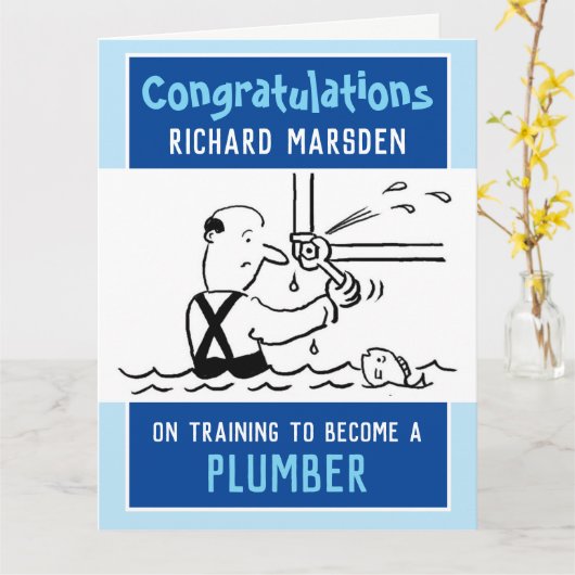 Voltooide Loodgieter & Loodgieter Training Kaart (Gele Bloem)