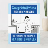 Voltooide Loodgieter & Verwarming Engineer Trainin Kaart (Voorkant)