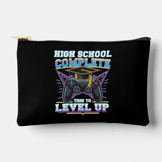 Voltooide middelbare school gamer gamen afstuderen etui (Voorkant)
