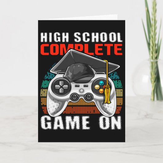 Voltooide middelbare school videogame afstudeercad kaart (Voorkant)