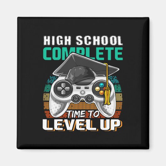 Voltooide middelbare school videogame afstudeercad magneet (Voorkant)
