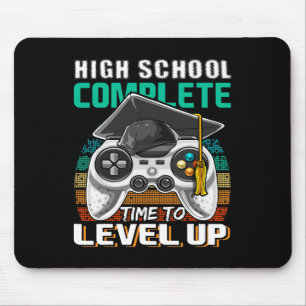 Voltooide middelbare school videogame afstudeercad muismat