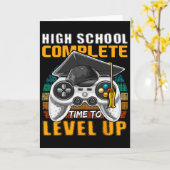 Voltooide middelbare school videogame afstudeerges kaart (Gele Bloem)