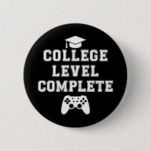 Voltooide universitaire opleiding Afgestudeerd Gam Ronde Button 5,7 Cm