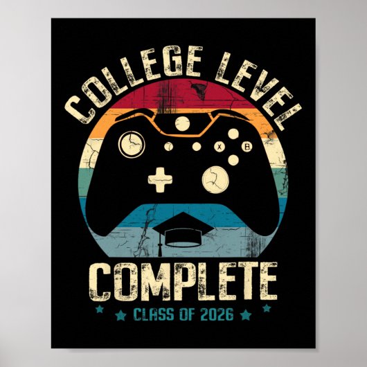 Voltooide universitaire opleiding Cl van 2026 Game Poster (Voorkant)