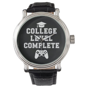 Voltooide universitaire opleiding Gamer Gamen Horloge