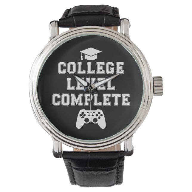 Voltooide universitaire opleiding Gamer Gamen Horloge (Voorkant)