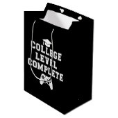 Voltooide universitaire opleiding Gamer Gamen Medium Cadeauzakje (Voorkant Gekanteld)