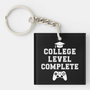 Voltooide universitaire opleiding Gamer Gamen Sleutelhanger