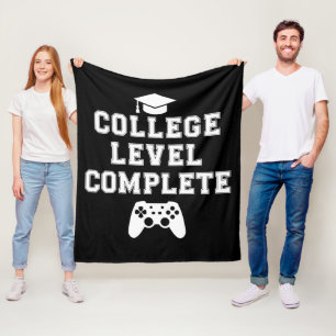 Voltooide universitaire opleiding Gamer Gaming Fleece Deken