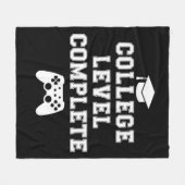Voltooide universitaire opleiding Gamer Gaming Fleece Deken (Voorkant (Horizontaal))