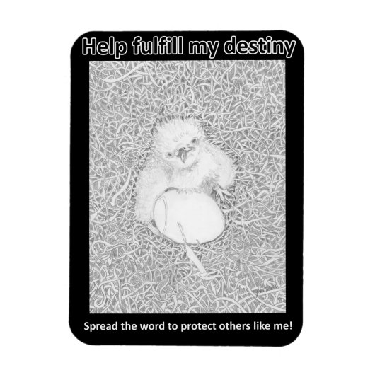 VOLTOOIEN ZIJN BESTEMMING BESPAAR WILDLIFE RAT POI MAGNEET (Verticaal)