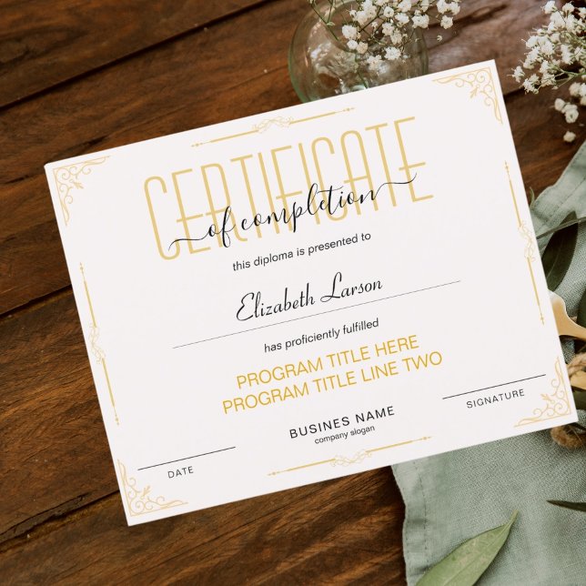 Voltooiing Excellence Award Certificaat Cursus (Creator heeft geüpload)