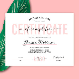 Voltooiing van de Feminine Certificate Award-cursu