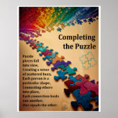 Voltooiing van de puzzel Poster Wall Art (Voorkant)