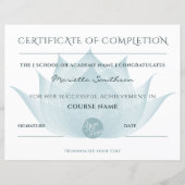 Voltooiingscertificaat Lotus Flower for Yoga Reiki (Voorkant)