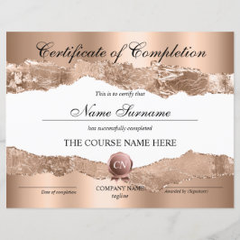 Voltooiingscertificaat voor de gunningscursus Volt