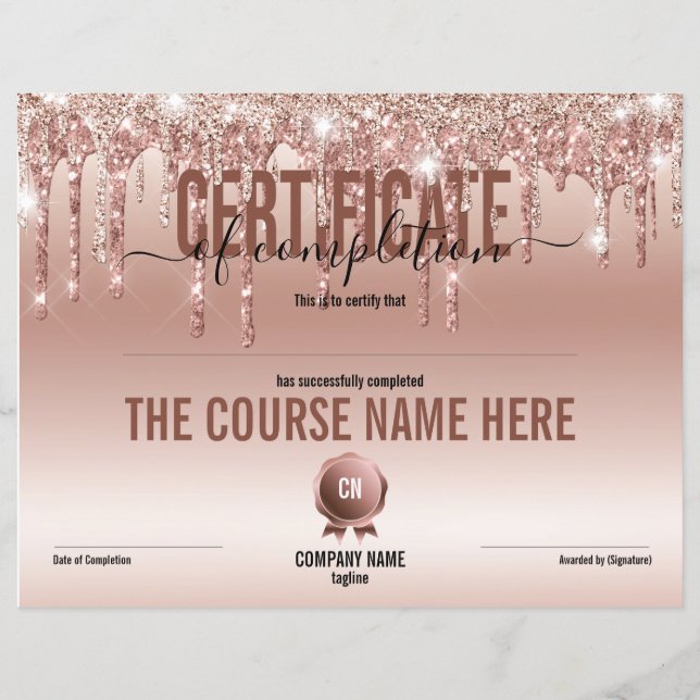 Voltooiingscertificaat voor de gunningscursus Volt (Voorkant)