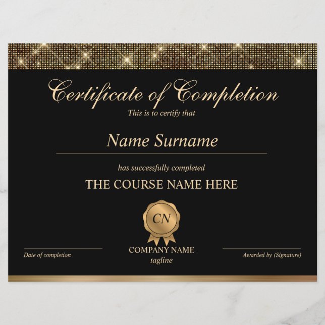 Voltooiingscertificaat voor de gunningscursus Volt (Voorkant)