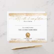 Voltooiingscertificaat voor de gunningscursus Volt