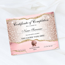 Voltooiingscertificaat voor de gunningscursus Volt