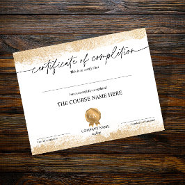 Voltooiingscertificaat voor de gunningscursus Volt