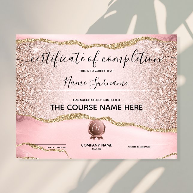 Voltooiingscertificaat voor de gunningscursus Volt (Creator heeft geüpload)