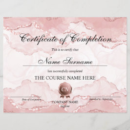 Voltooiingscertificaat voor de gunningscursus Volt