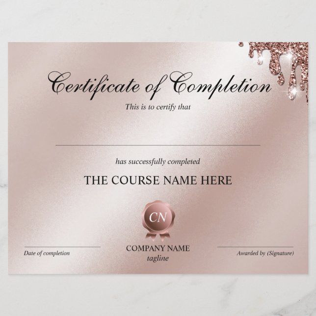 Voltooiingscertificaat voor de gunningscursus Volt (Voorkant)