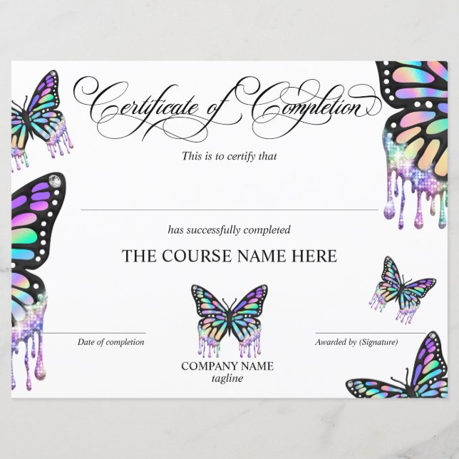 Voltooiingscertificaat voor de gunningscursus Volt (Voorkant)