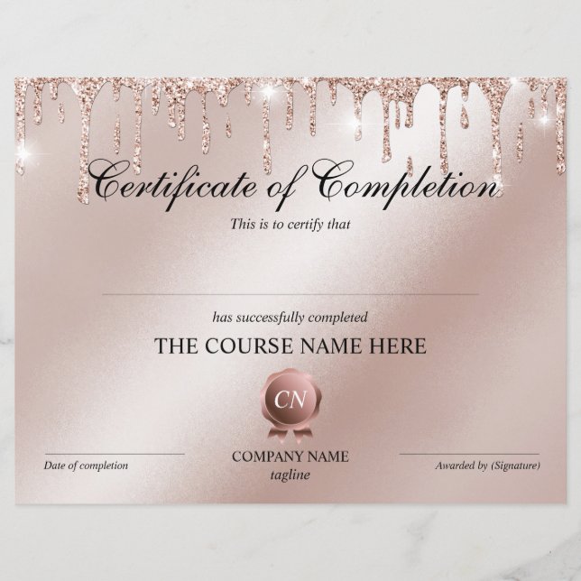 Voltooiingscertificaat voor de gunningscursus Volt (Voorkant)