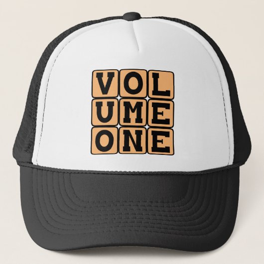 Volume 1, eerste volume trucker pet (Voorkant)
