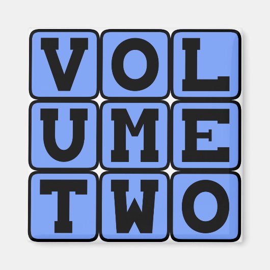 Volume 2, tweede volume magneet (Voorkant)