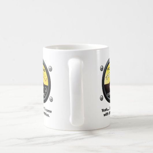 Volume Control Funny Mug Koffiemok (Handvat)