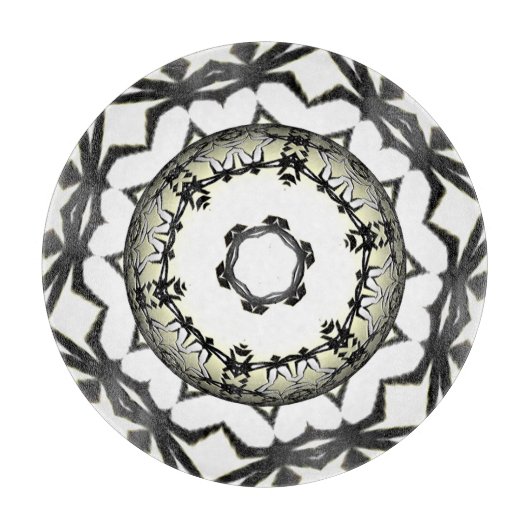 Volume één's caleidoscoop art achttien snijplank (Voorkant)